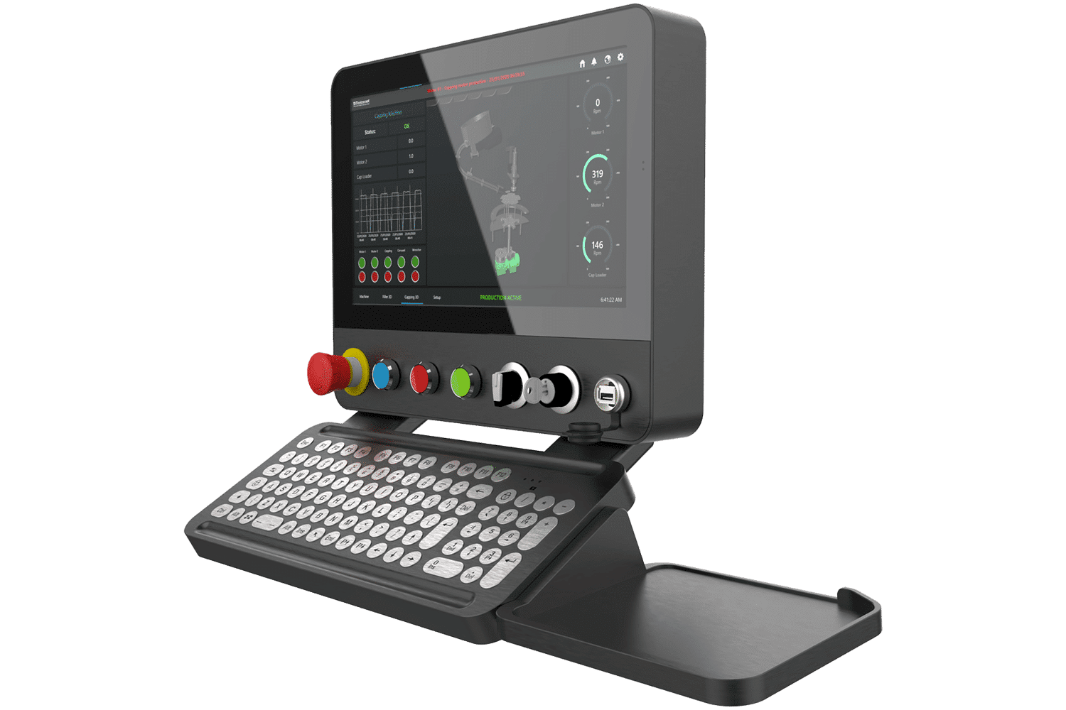 Panel PC consolle di comando HMI PSE 4000 con tastiera