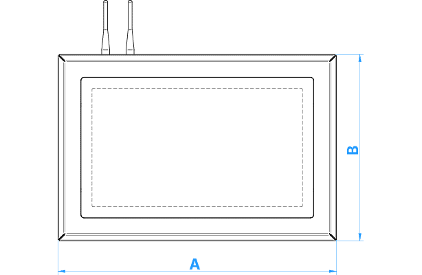 Panel PC industriale HMI in acciaio inox full IP 65 CPE 4000