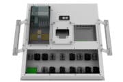 Panel PC industriale HMI consolle di comando bordo macchina PSE 5000 dettagli interni