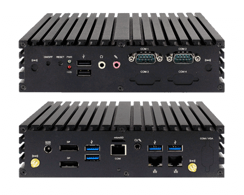 PC box industriale fanless wall mount o barra DIN WMT 502 versione B8