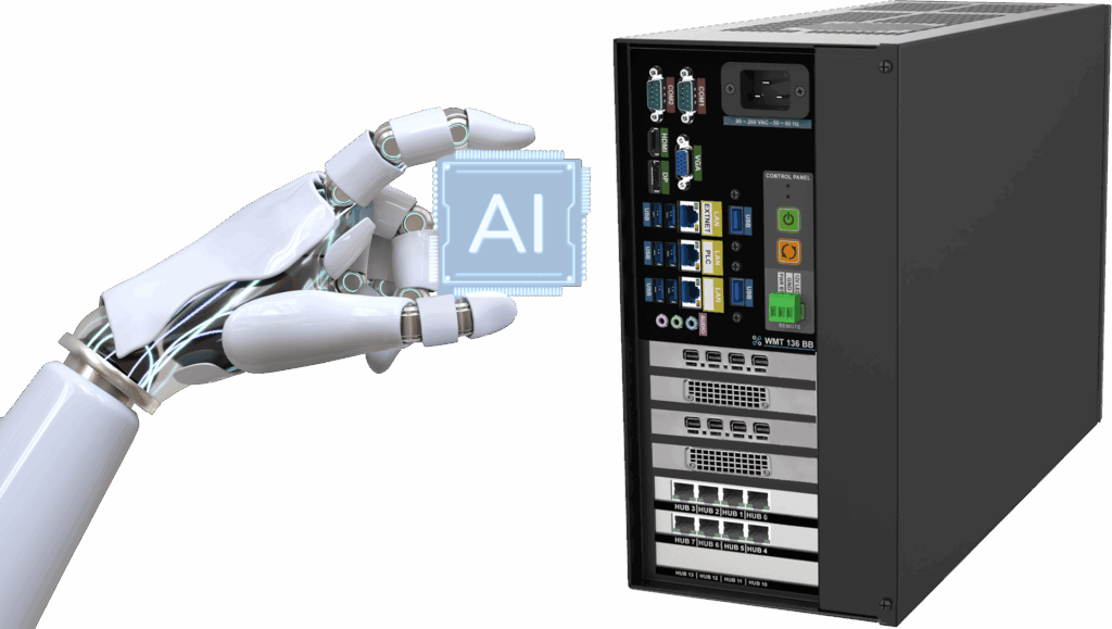 WMT 136 pc industriale dalle alte prestazioni ottimizzato per sviluppo applicativi intelligenza artificiale